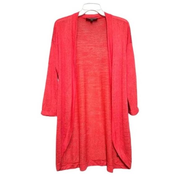 Anthropologie Sunday In Brooklyn Cardigan Pink Slub Knit Size Small - Picture 1 of 4